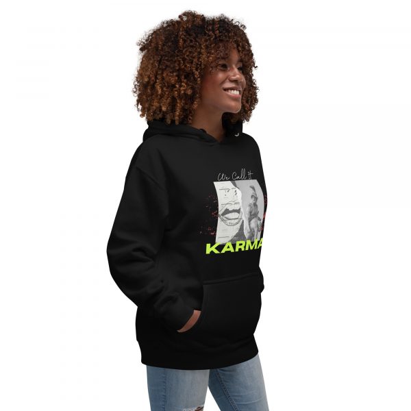"We Call It Karma" Modern Graphic Hoodie - Image 2