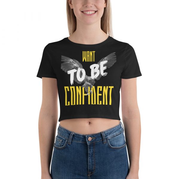 "Want to be Confident" crop top - Image 5