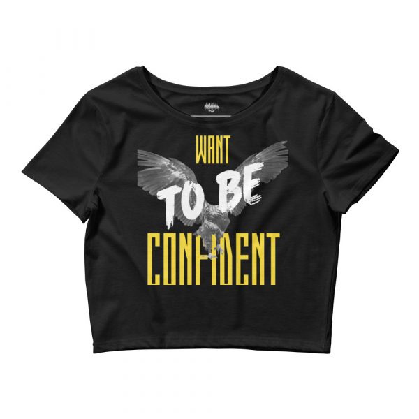 "Want to be Confident" crop top - Image 7