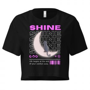 Shine Crop Top – Mystical, Chic, and Full of Light