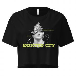 Addicted City Streetwear Statue Crop Top