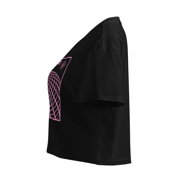 Addicted City Pink Graphic Crop Top - Image 11