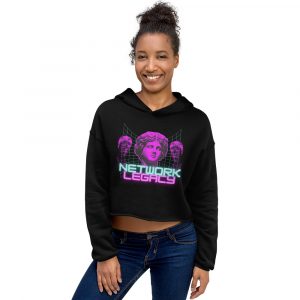 Network Legacy Crop Top Hoodie