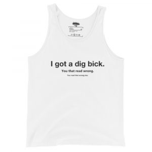 Men's Funny Phrase Tank Top