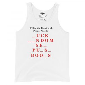 Men's Fill in the Blank Tank Top