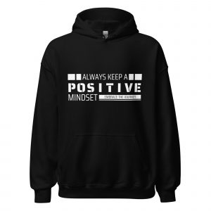 Addicted City Black Hoodie -Always Keep a Positive Mindset
