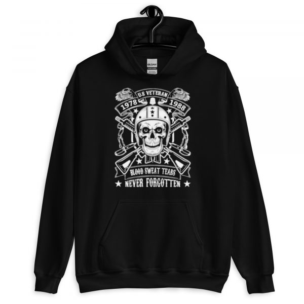 1978-1988 Veterans Unisex Black Hoodie