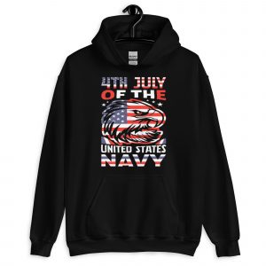 Navy Fourth of July Hoodie