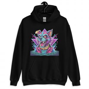 Crazy Colorful Dog Hoodie