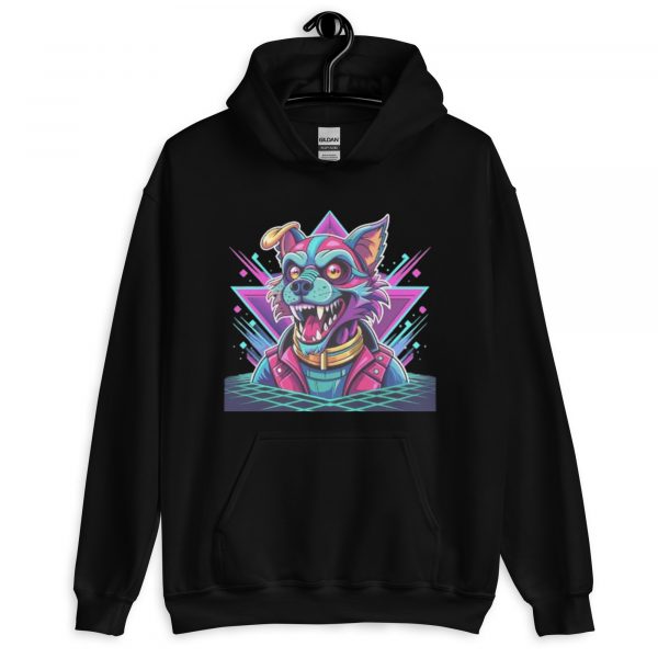 Crazy Colorful Dog Hoodie