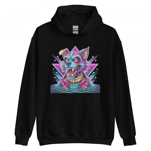 Crazy Colorful Dog Hoodie - Image 3