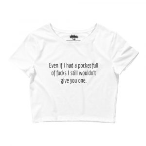 Women’s Edgy Addicted City Crop Tee