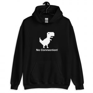"No Connection" Hoodie – Bold & Quirky Streetwear Unisex Hoodie