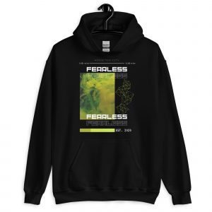 Addicted City Black "Fearless" Unisex Hoodie